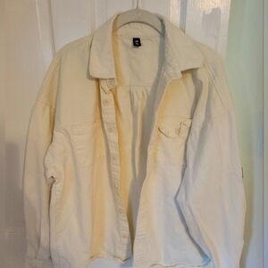 Cream Button-Up Jacket